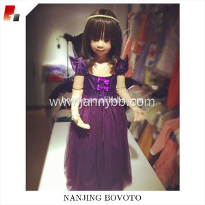 Wholesale purple easter dresses for toddlers